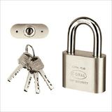 Large Rounded Corner Iron Padlock