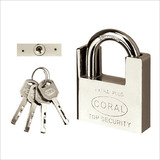 Square type half armoured shackle iron padlock