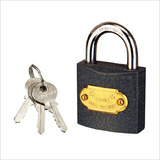 Grey Iron Padlock