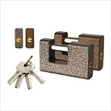 Armored Rectangular Iron Padlock